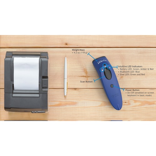 Lecteur de codes-barres Socket Mobile S700 1D Imager - Connectivité sans fil - 1D - Imag