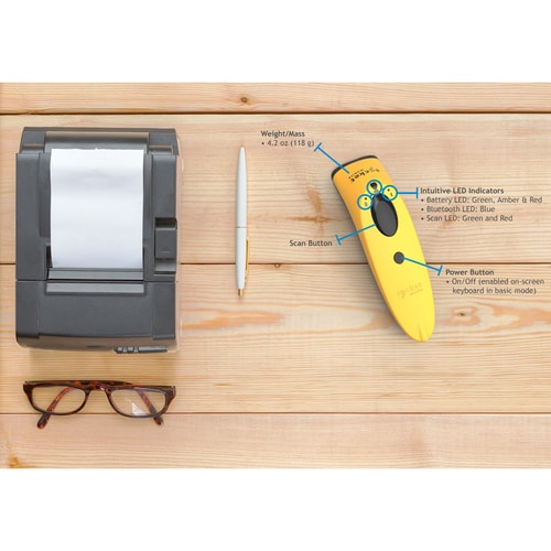 Lecteur de codes-barres laser 1D Socket Mobile S730 - Connectivité sans fil - 1D - Laser