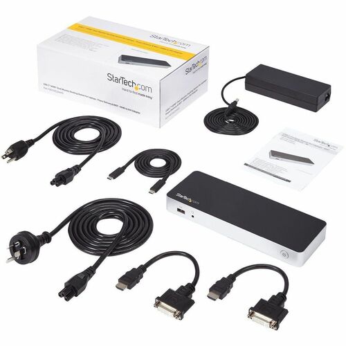 StarTech.com Dual Monitor USB C Docking Station w/