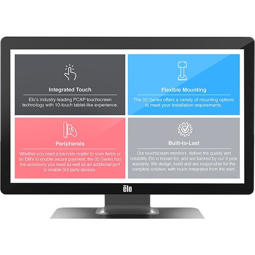 Monitor táctil LCD Elo 2702L de 27" - 16:9 - 14 ms - 27" visibles - Pr
