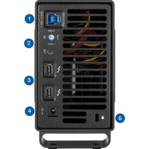 OWC MERCURY ELITE PRO DUAL RAID THUNDERBOLT 2 + USB 3.2 (5 Gbit/s)