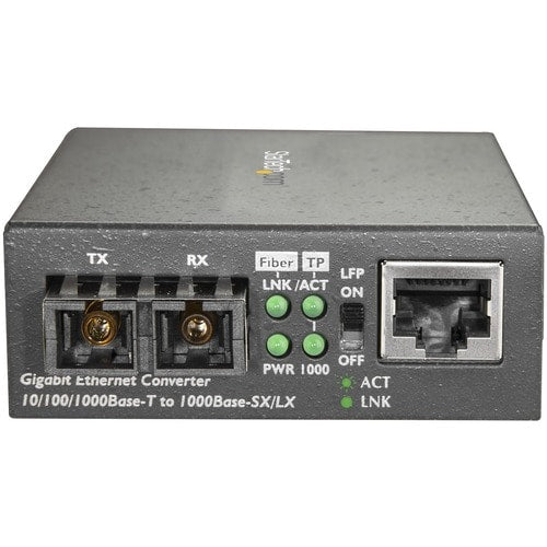 Convertidor de medios Ethernet de fibra SC multimodo StarTech.com - 1000BASE
