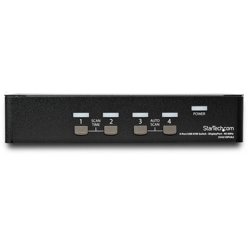 COMMUTATEUR KVM 4 PORTS DISPLAYPORT 4K 60 Hz