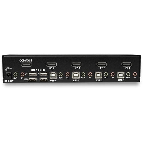 COMMUTATEUR KVM 4 PORTS DISPLAYPORT 4K 60 Hz
