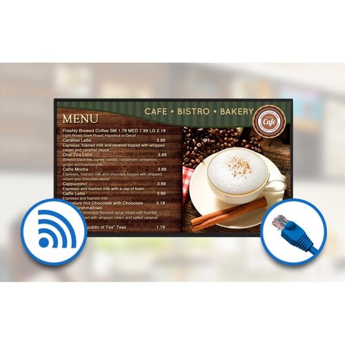 Écran d'affichage numérique ViewSonic CDE8600 - 85,6" (2174,24 mm) LCD 1,40 GHz - 2 Go