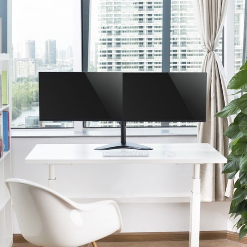 Support pour écran de bureau double V7