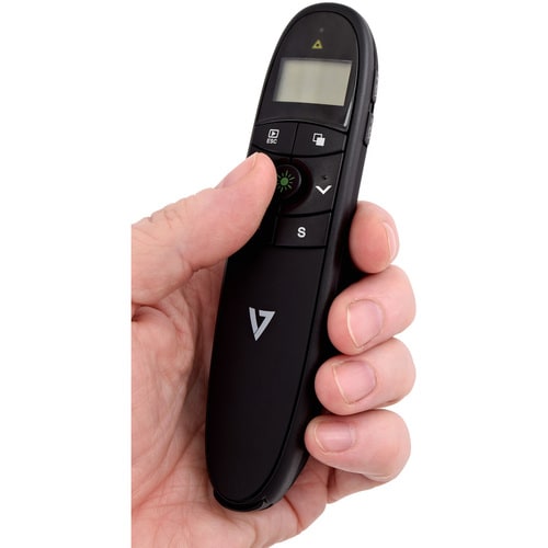 Présentateur laser vert sans fil professionnel V7 - Noir - Laser