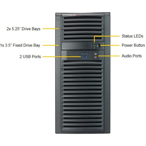 Supermicro SuperWorkstation 7039A-i Server Barebone System - Mid-tower