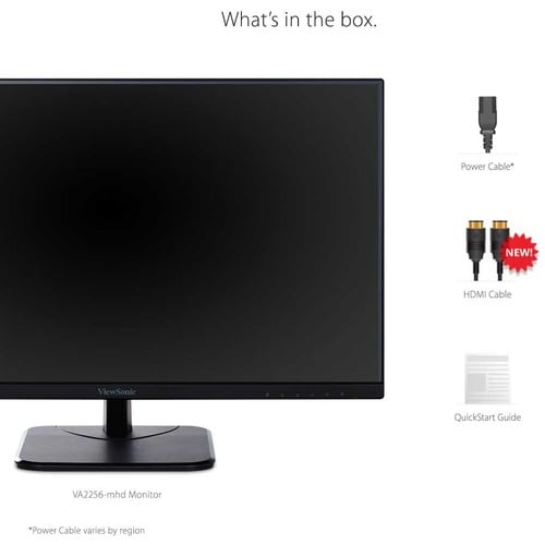 Moniteur LED Full HD ViewSonic Value VA2256-mhd 22 pouces - 16:9