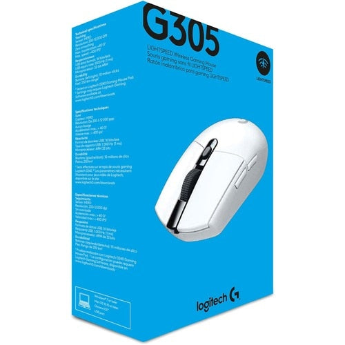 Ratón para juegos G305 blanco Lightspeed Wrls