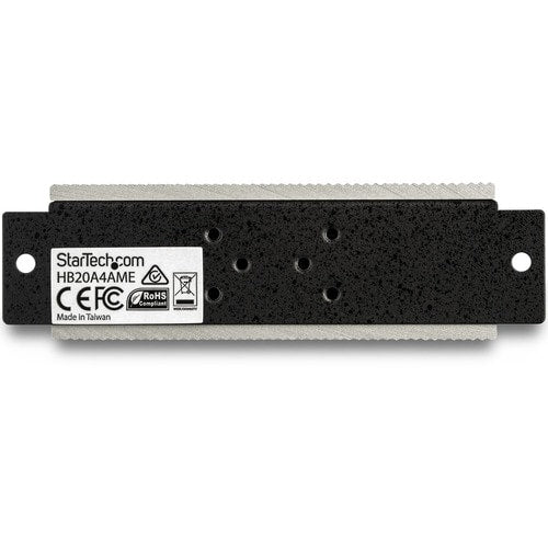 StarTech.com Concentrador USB 2.0 de 4 puertos - Concentrador USB industrial de metal (USB-A a 4 puertos USB)