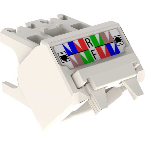 Tapa de cable en ángulo de 45° PanNet de Panduit para conector UTP TG Cat 6