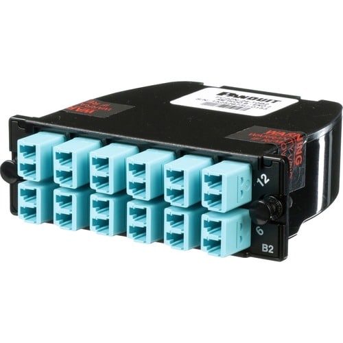 Adaptador de red dúplex de fibra óptica Panduit QuickNet