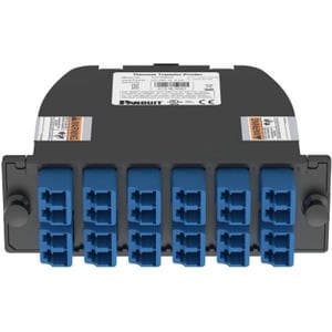 Adaptador de red dúplex de fibra óptica Panduit QuickNet