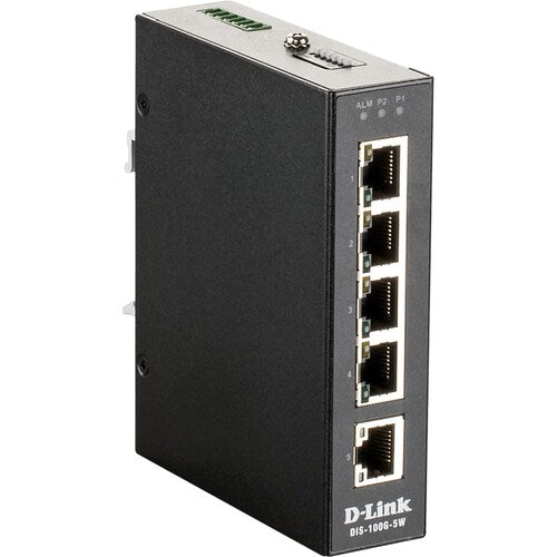 5PORT GB UNMANAGED HARDENED INDUSTRIAL DIN-RAIL SWTCH