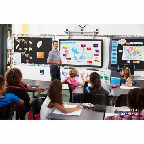 Support mural Chief OB1U pour écran interactif