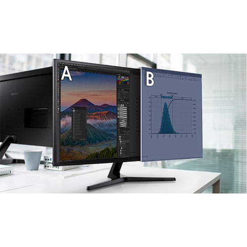 Samsung LU32J590UQNXZA 32\" Class WQUXGA Gaming LCD Monitor - 16:9 - Dark Blue Gray
