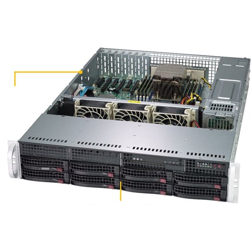 Supermicro A+ Server 2013S-C0R Server Barebone System - 2U Rack-mounta