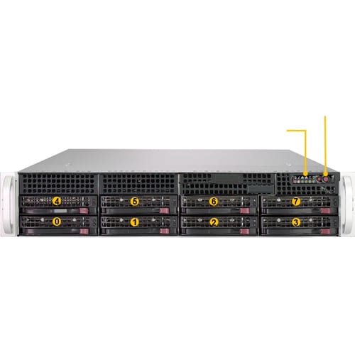 Supermicro A+ Server 2013S-C0R Server Barebone System - 2U Rack-mounta