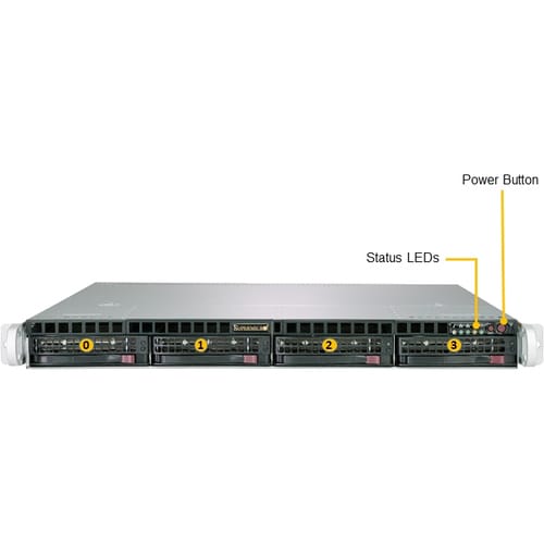 Supermicro A+ Server 1013S-MTR Server Barebone System - 1U Rack-mounta