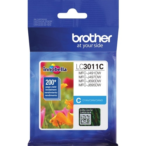 CYAN INK CARTRIDGE FOR BROTHER .AIO PRINTERS
