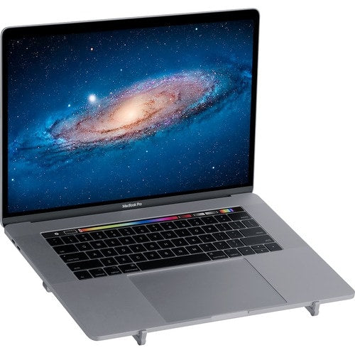 Support pliable pour ordinateur portable Rain Design mBar Pro - Gris sidéral - Relaxez-vous