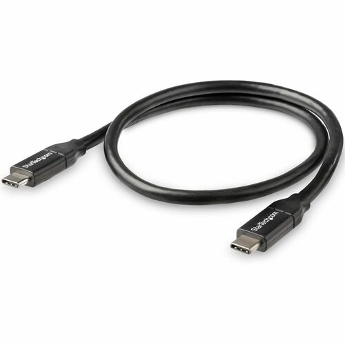 Cable USB C a USB C StarTech.com de 0,5 m con PD de 5 A - M/M