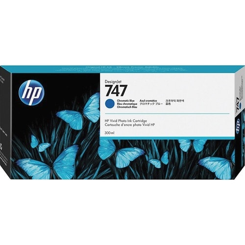 747 CARTUCHO DE TINTA AZUL CROMADO DE 300 ML