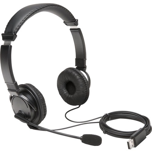 Kensington Classic USB-A Headset with Mic - Stereo - USB Type A - Wired - Over-t