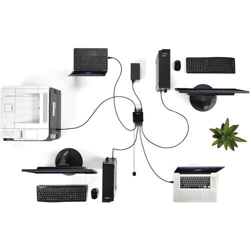 CONMUTADOR DE PERIFÉRICOS USB 3.0 4X4 PARA MAC/WINDOWS/LINUX