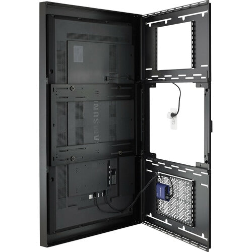 Chief Impact On-Wall Kiosk - Portrait 55" Black
