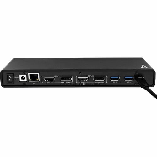 V7 Dual DisplayLink 4K Universal Docking Station w