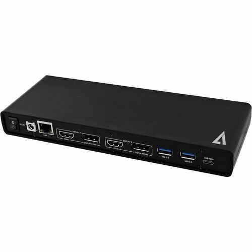 V7 Dual DisplayLink 4K Universal Docking Station w