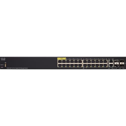 SG350-28P CONMUTADOR ADMINISTRADO POE DE 28 PUERTOS GIGABIT REMANUFACTURADO