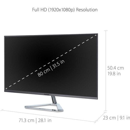 Pantalla Viewsonic de 32", panel IPS, resolución de 1920 x 1080 - 31,5" visibles - In