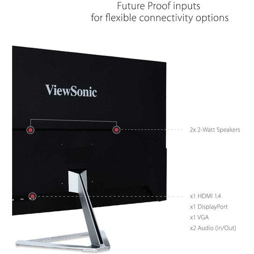 Pantalla Viewsonic de 32", panel IPS, resolución de 1920 x 1080 - 31,5" visibles - In