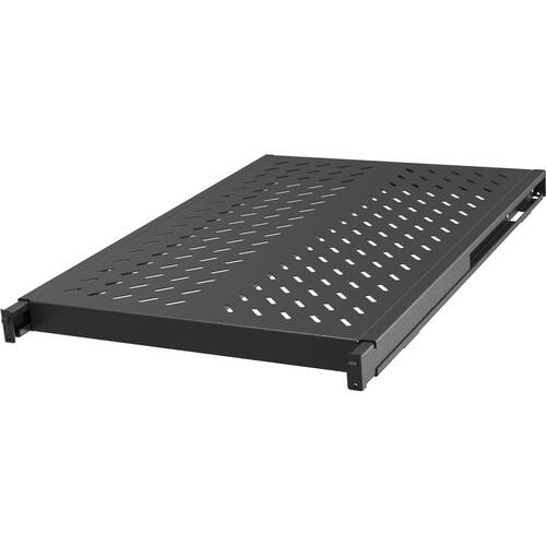 Estante fijo ajustable en profundidad Vertiv™ 1U, 250 lb, color negro (cantidad: 1) - Rack 1U