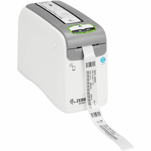 Zebra ZD510-HC Direct Thermal Printer - Monochrome - Portable - Wristband Print
