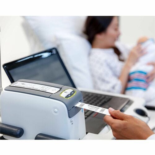 Zebra ZD510-HC Direct Thermal Printer - Monochrome - Portable - Wristband Print