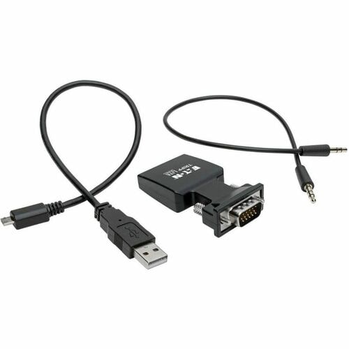 Tripp Lite series HDMI to VGA Active Converter with Audio (F/M), 1920 x 1200 (1080p) @ 60