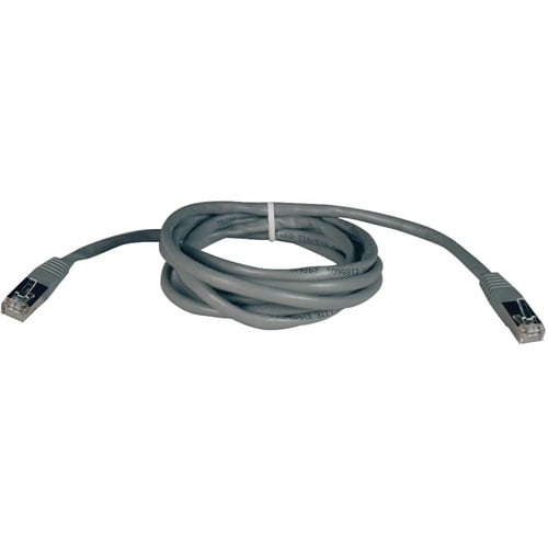 Cable de conexión STP Cat5e de Tripp Lite - 2,13 m - 1 conector RJ-45 macho - 1 conector RJ-45 macho - Gris
