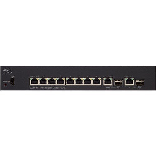 SG350-10 10PORT GIGABIT MANAGED SWITCH