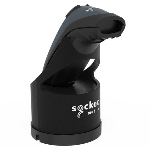 Lecteur de codes-barres laser Socket Mobile DuraScan® D730, gris et station de charge - Fil