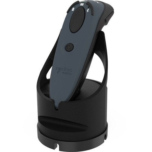 Lecteur de codes-barres laser Socket Mobile DuraScan® D730, gris et station de charge - Fil