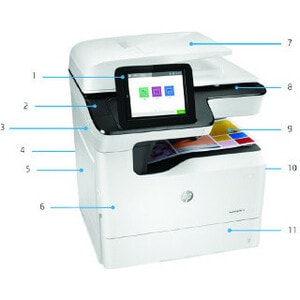 HP 779 779dn Page Wide Array Multifunction Printer-Color-Cop