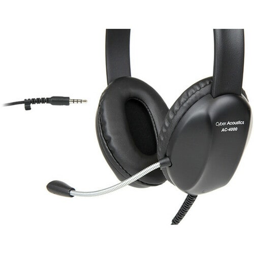 Cyber Acoustics AC-4000 Headset - Stereo