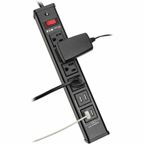 Tripp Lite Surge Protector Power Strip 4-Outlet 4 USB Charging Ports 6