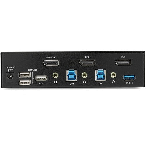 CONMUTADOR KVM DE 2 PUERTOS CON PANTALLA 4K 60HZ CONCENTRADOR USB 3.0 TAA COMP