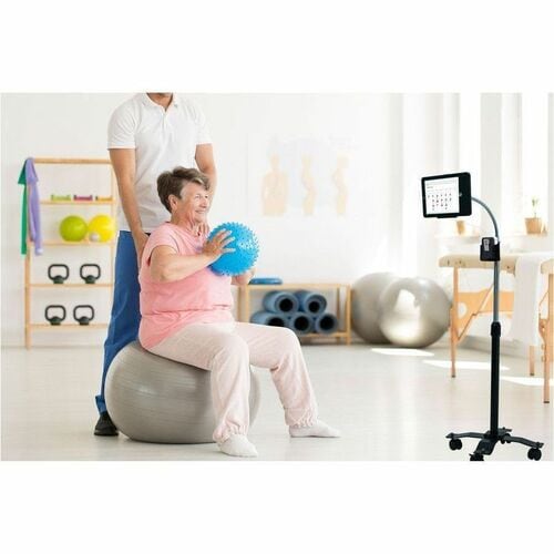 Soporte de suelo de cuello de cisne de seguridad compacto digital CTA