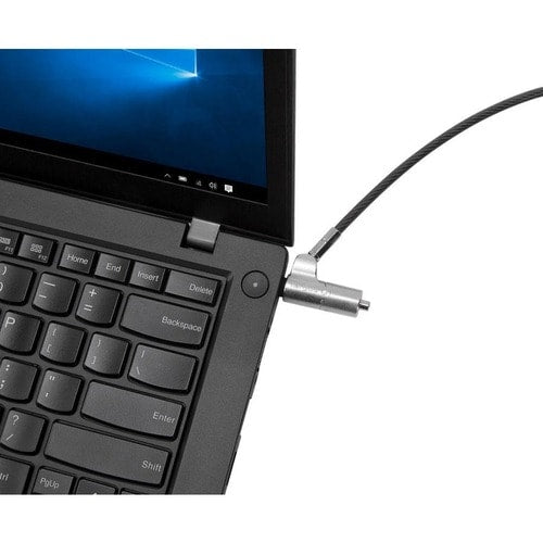 Candado de cable trapezoidal con llave maestra Targus DEFCON (paquete de 25) - Cable de 1,83 m (6 pies)